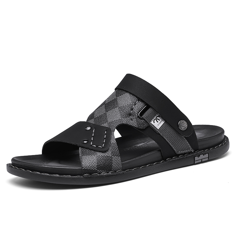 Shiozawa Пляжные сандалии мужские, черно-коричневые 
Shiozawa Пляжные сандалии мужские, черно-коричневые