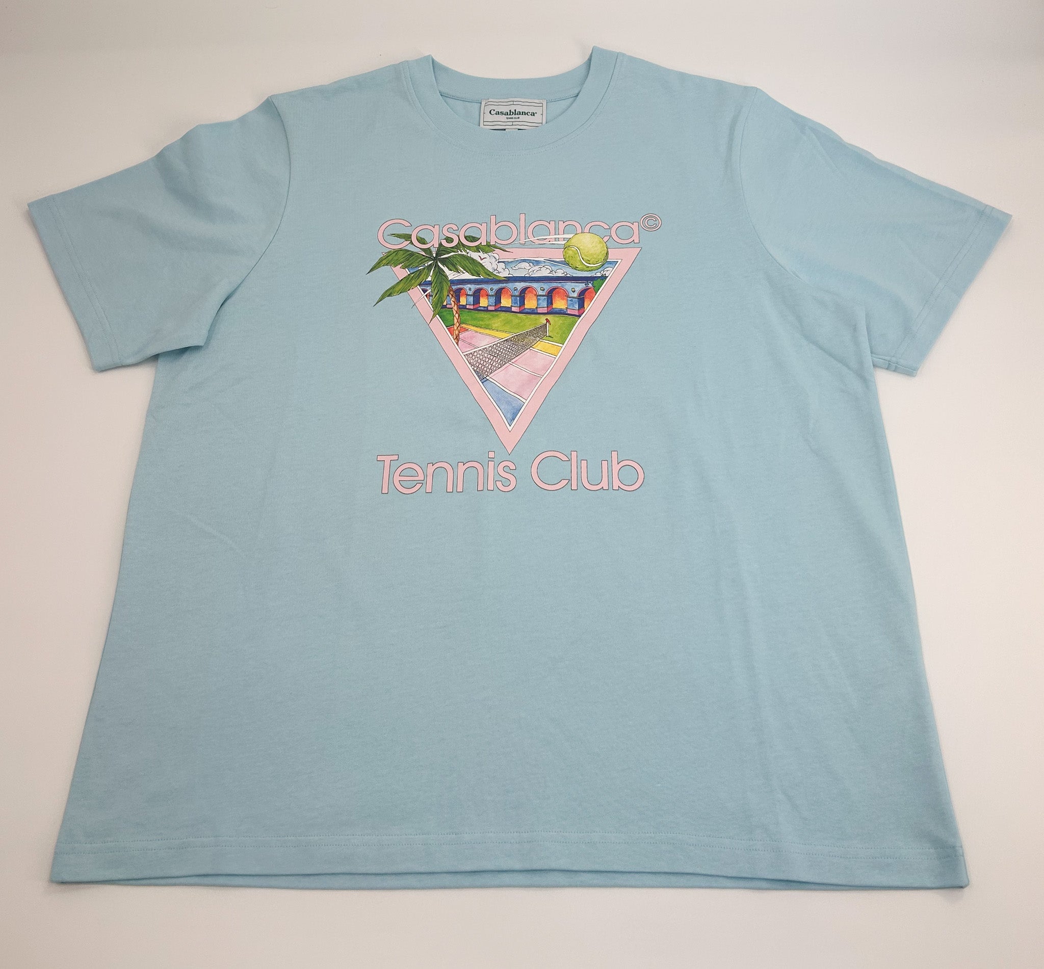 Футболка с трафаретной печатью с изображением теннисного клуба Casablanca, белый
Футболка с трафаретной печатью с изображением теннисного клуба Casablanca, белый