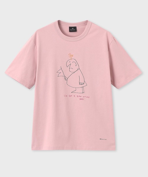 PS Paul Smith Футболка с принтом "Джентльмен и Птица", Paul Smith, светло-розовый
PS Paul Smith Футболка с принтом "Джентльмен и Птица", Paul Smith, светло-розовый