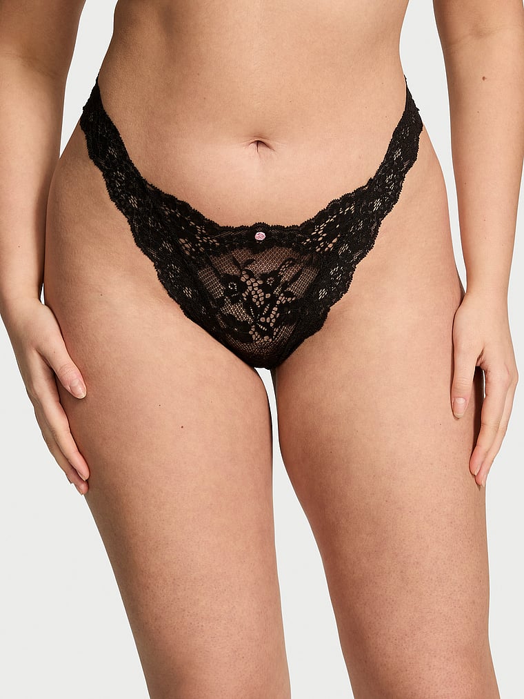 Кружевные бразильские трусики Dream Angels, lace black
Кружевные бразильские трусики Dream Angels, lace black