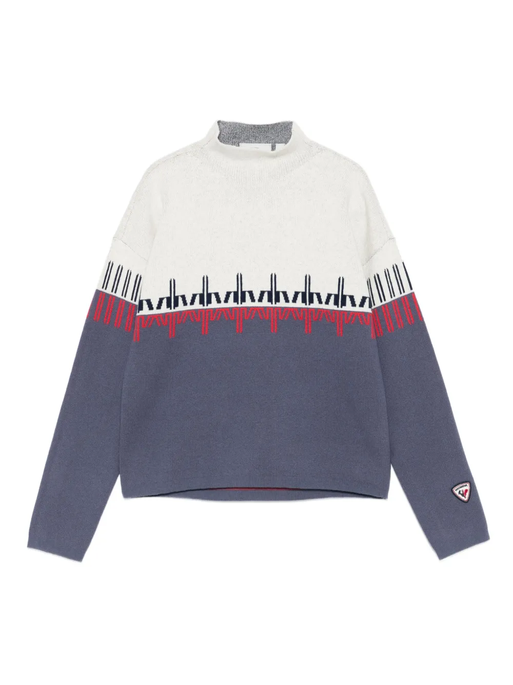 Узорчатый свитер с воротником-стойкой Rossignol, синий
Узорчатый свитер с воротником-стойкой Rossignol, синий