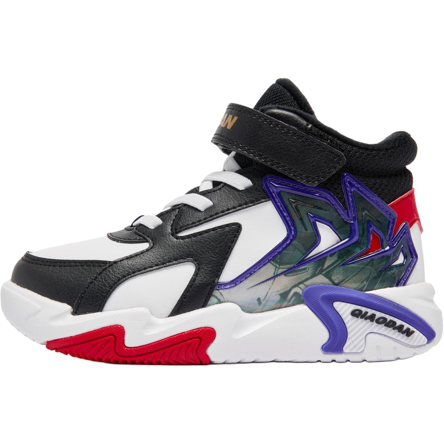 Детская повседневная обувь для дошкольников QIAODAN, черный/белый 
Детская повседневная обувь для дошкольников QIAODAN, черный/белый