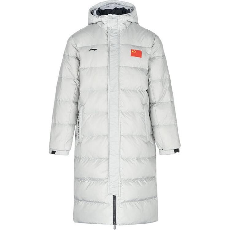 Пуховик унисекс серый Lining
Пуховик унисекс серый Lining