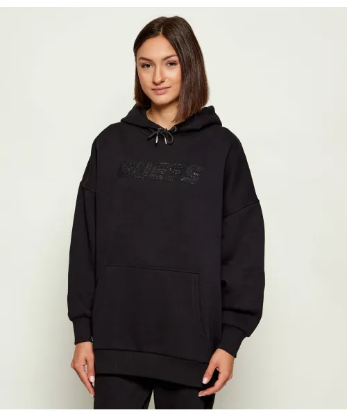 Толстовка Aelia Oversize fit Guess Active, черный 
Толстовка Aelia Oversize fit Guess Active, черный
