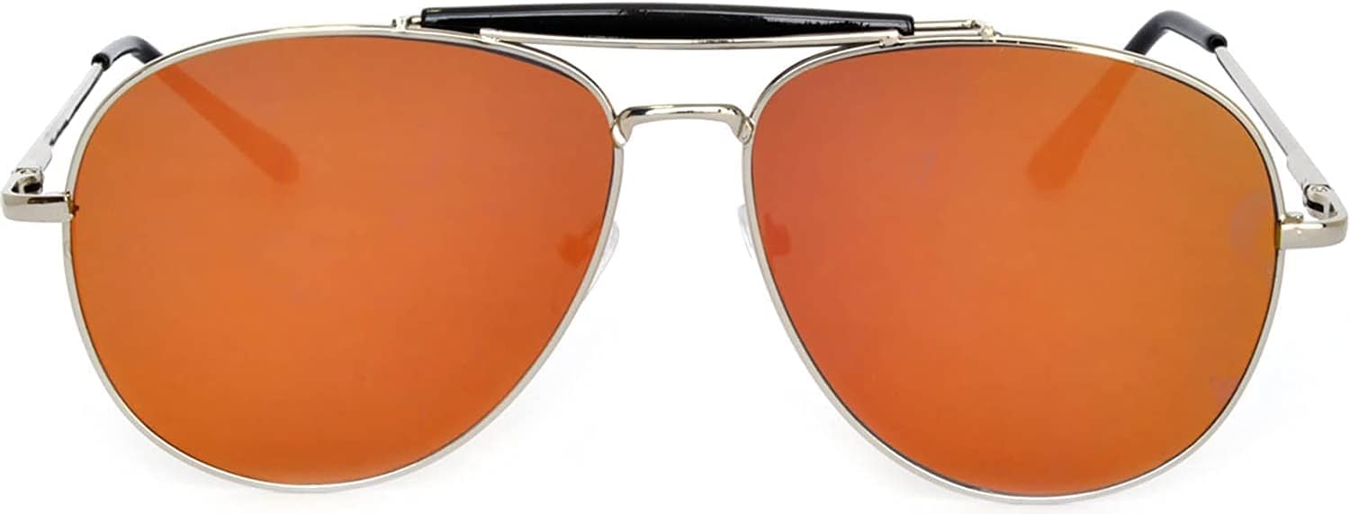 Солнцезащитные очки-авиаторы OWL с перемычкой над бровями, женские, с защитой от УФ-излучения, плоскими зеркальными линзами, модные солнцезащитные очки в металлической оправе, Silver Red Mirror
Солнцезащитные очки-авиаторы OWL с перемычкой над бровями, женские, с защитой от УФ-излучения, плоскими зеркальными линзами, модные солнцезащитные очки в металлической оправе, Silver Red Mirror