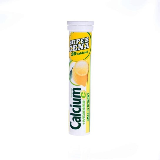 Кальций + вит. С, со вкусом лимона, 20 таблеток Polski Lek
Кальций + вит. С, со вкусом лимона, 20 таблеток Polski Lek