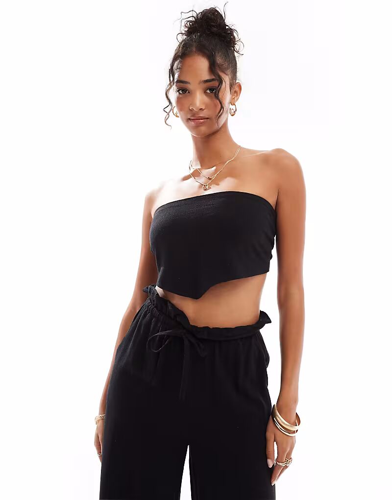 4th & Reckless Tulum многофункциональный пляжный топ без бретелек черного цвета, коорд
4th & Reckless Tulum многофункциональный пляжный топ без бретелек черного цвета, коорд