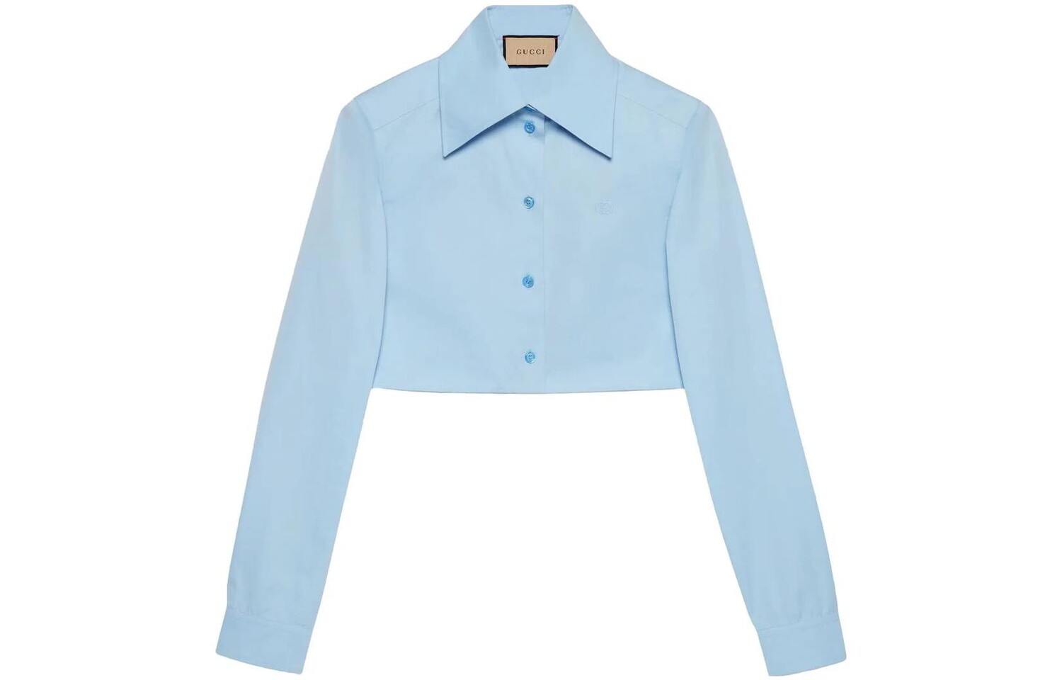 Женский укороченный топ GUCCI, цвет Blue
Женский укороченный топ GUCCI, цвет Blue