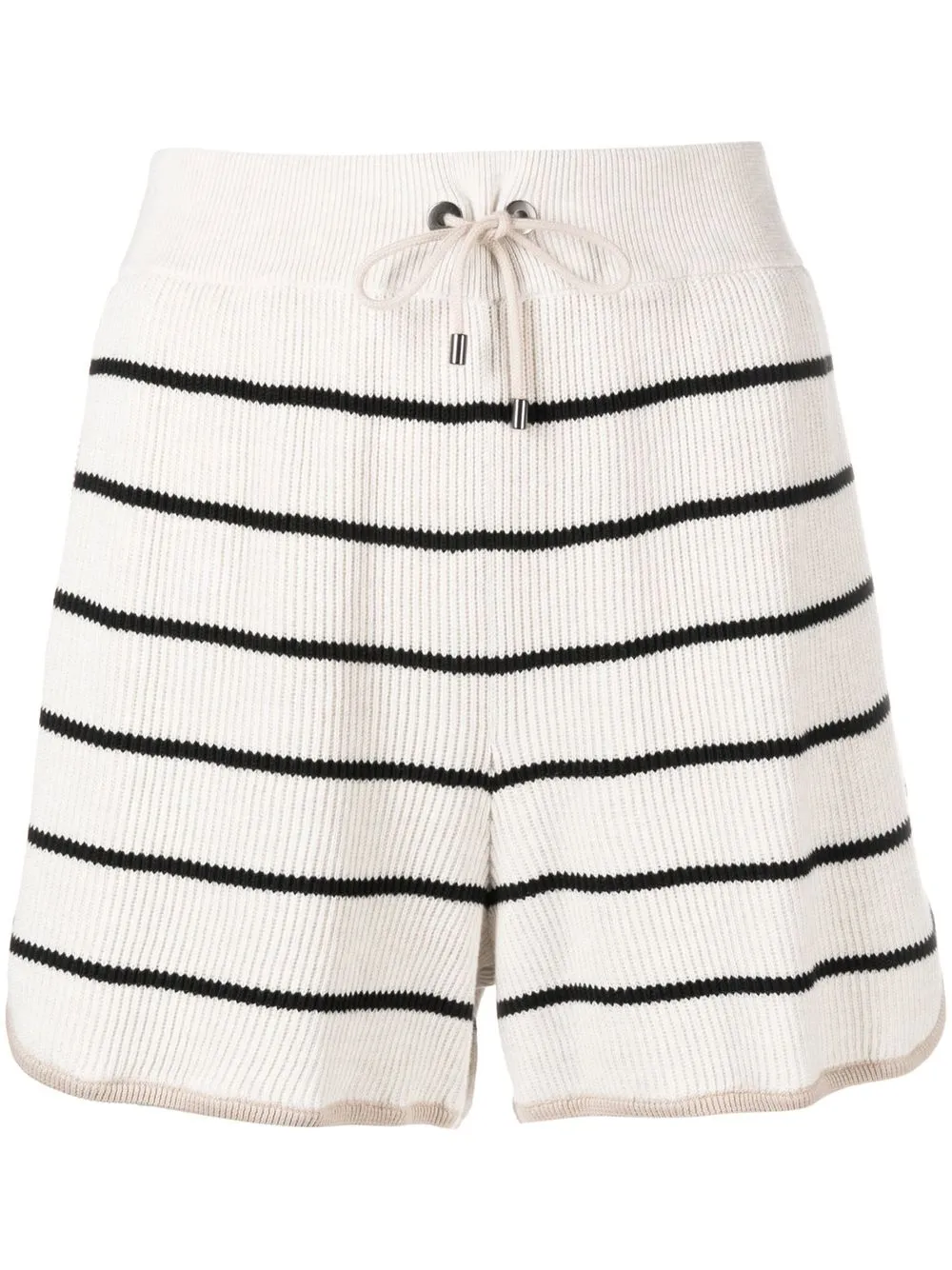 Шорты-бермуды в полоску Brunello Cucinelli, нейтральный
Шорты-бермуды в полоску Brunello Cucinelli, нейтральный