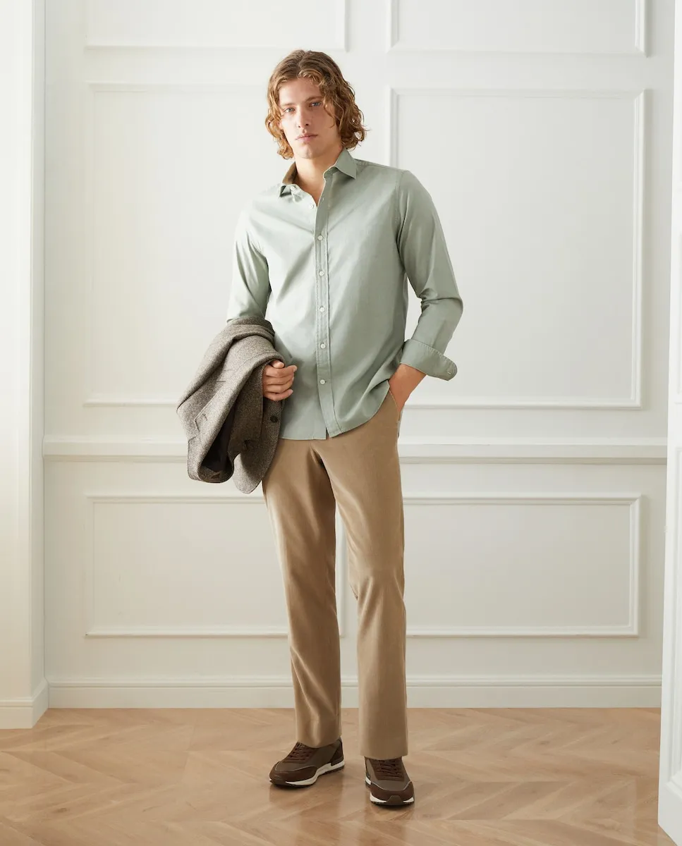 Мужские вельветовые брюки прямого кроя Emidio Tucci, светло-серый
Мужские вельветовые брюки прямого кроя Emidio Tucci, светло-серый