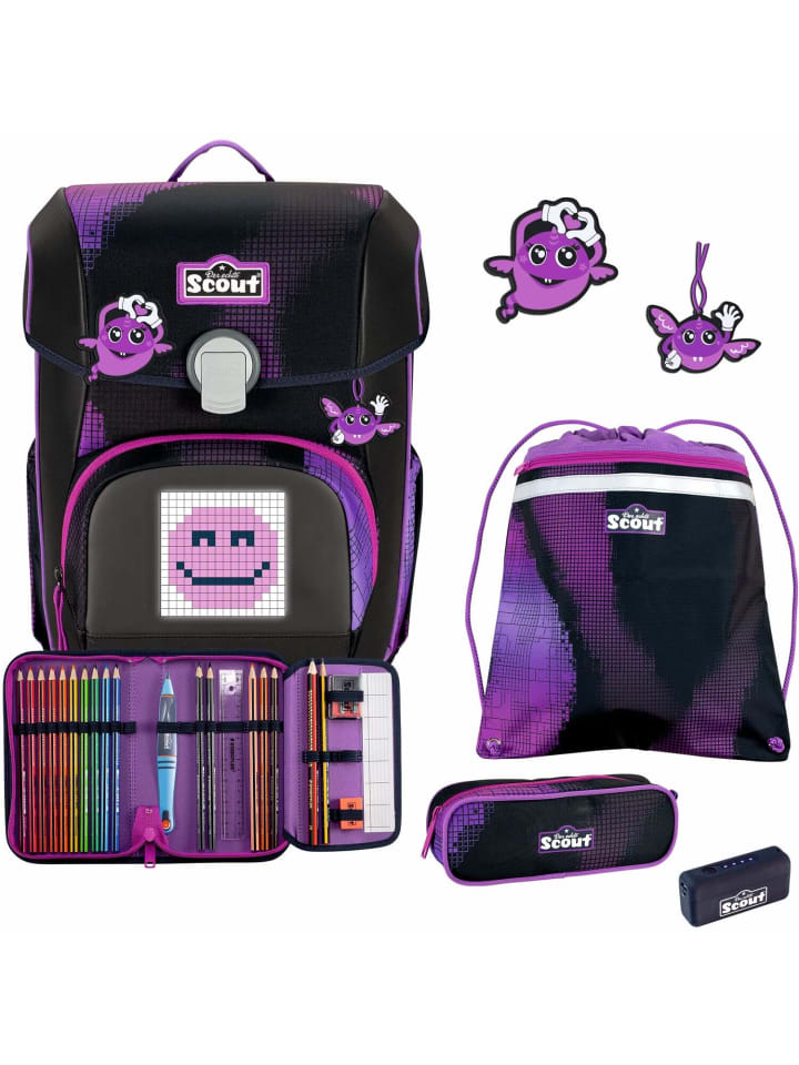 Scout Набор школьных сумок Neo Movie Star, 5 предметов, цвет Pink Pixel, черно-розовый
Scout Набор школьных сумок Neo Movie Star, 5 предметов, цвет Pink Pixel, черно-розовый
