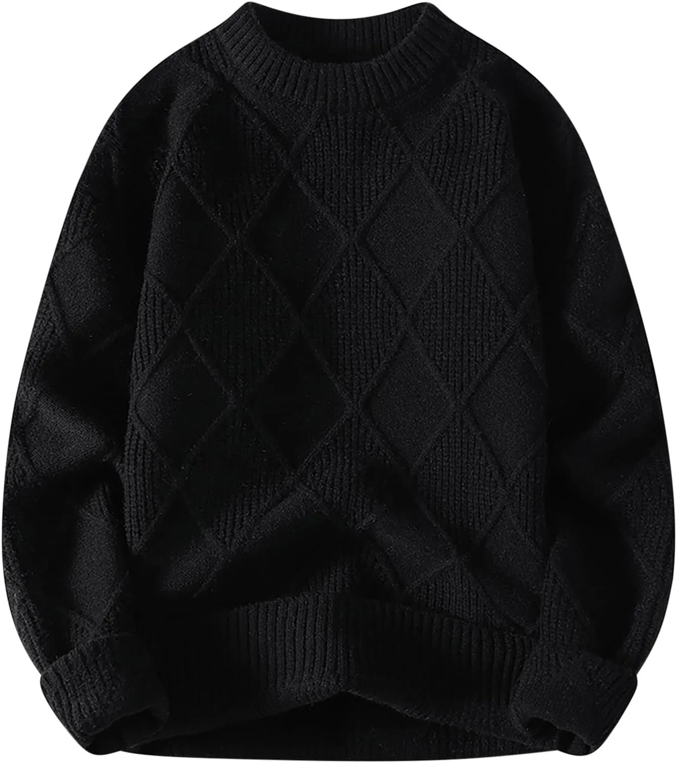 Мужской оверсайз свитер с длинным рукавом и ромбовидной вязкой Xiaojmake
Мужской оверсайз свитер с длинным рукавом и ромбовидной вязкой Xiaojmake