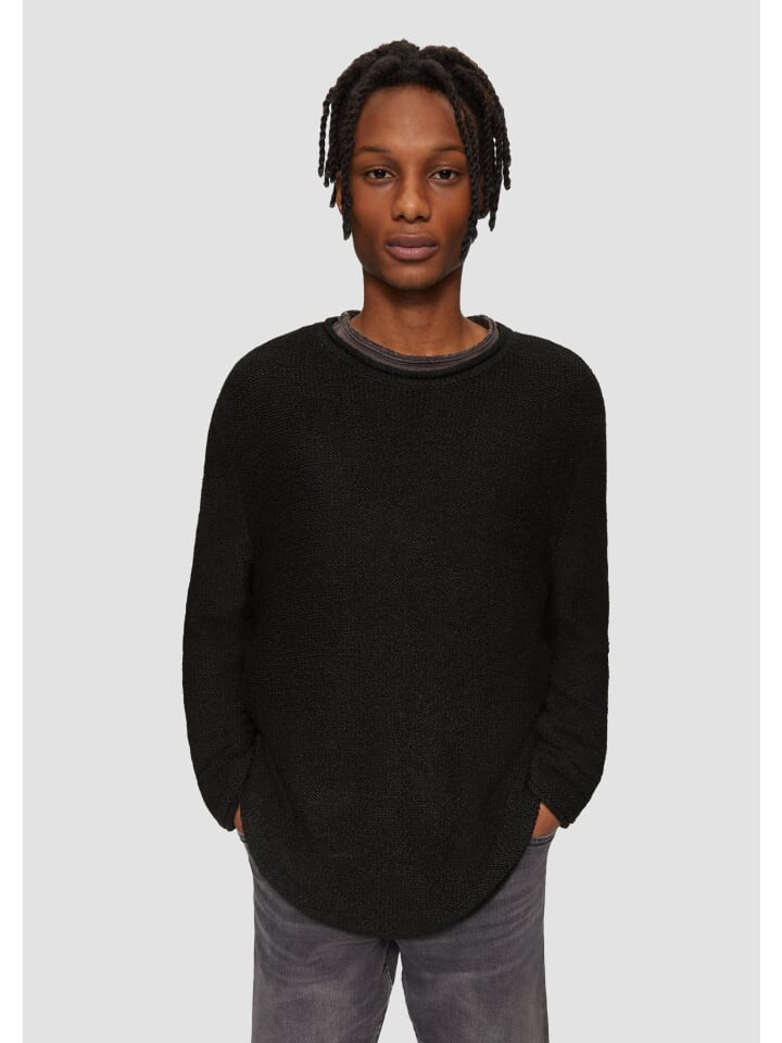 Пуловер QS Strickpullover langarm, черный
Пуловер QS Strickpullover langarm, черный