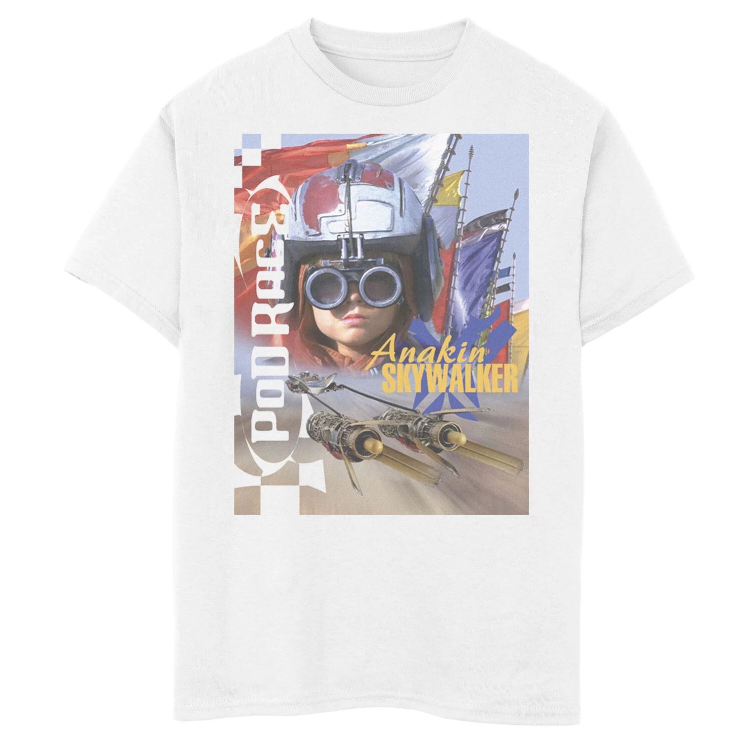 Футболка с плакатом и графикой «Энакин Pod» для мальчиков 8–20 лет Star Wars
Футболка с плакатом и графикой «Энакин Pod» для мальчиков 8–20 лет Star Wars