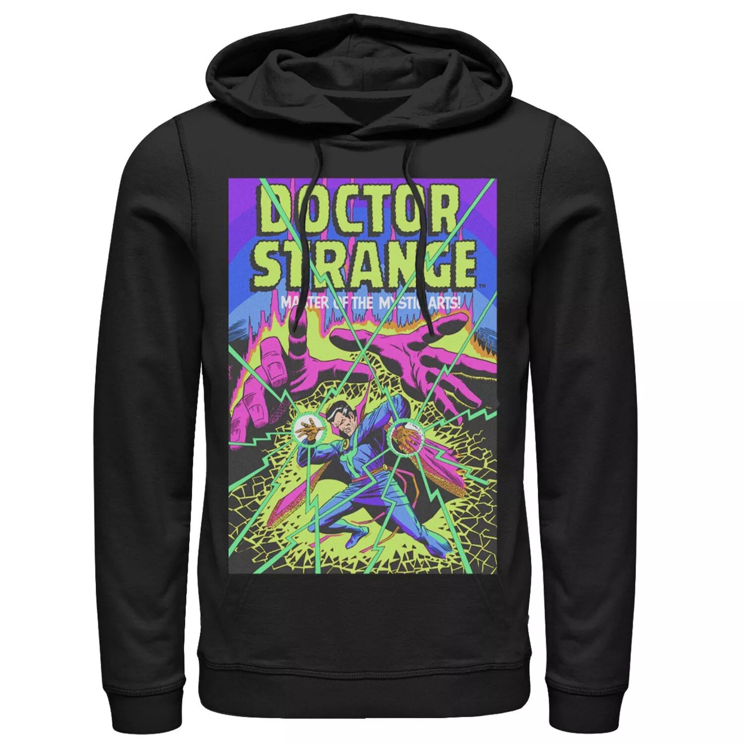 Мужская неоновая толстовка с капюшоном Marvel Doctor Strange Mystic Arts Licensed Character
Мужская неоновая толстовка с капюшоном Marvel Doctor Strange Mystic Arts Licensed Character