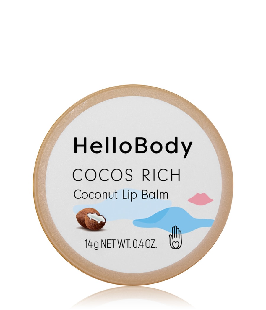 Бальзам для губ HelloBody COCOS RICH Coconut Lip Balm, 14g 
Бальзам для губ HelloBody COCOS RICH Coconut Lip Balm, 14g