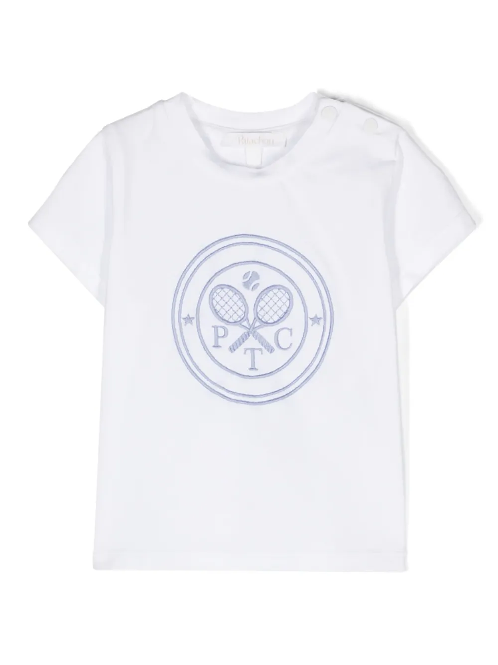 Футболка с вышитым логотипом Patachou, белый
Футболка с вышитым логотипом Patachou, белый