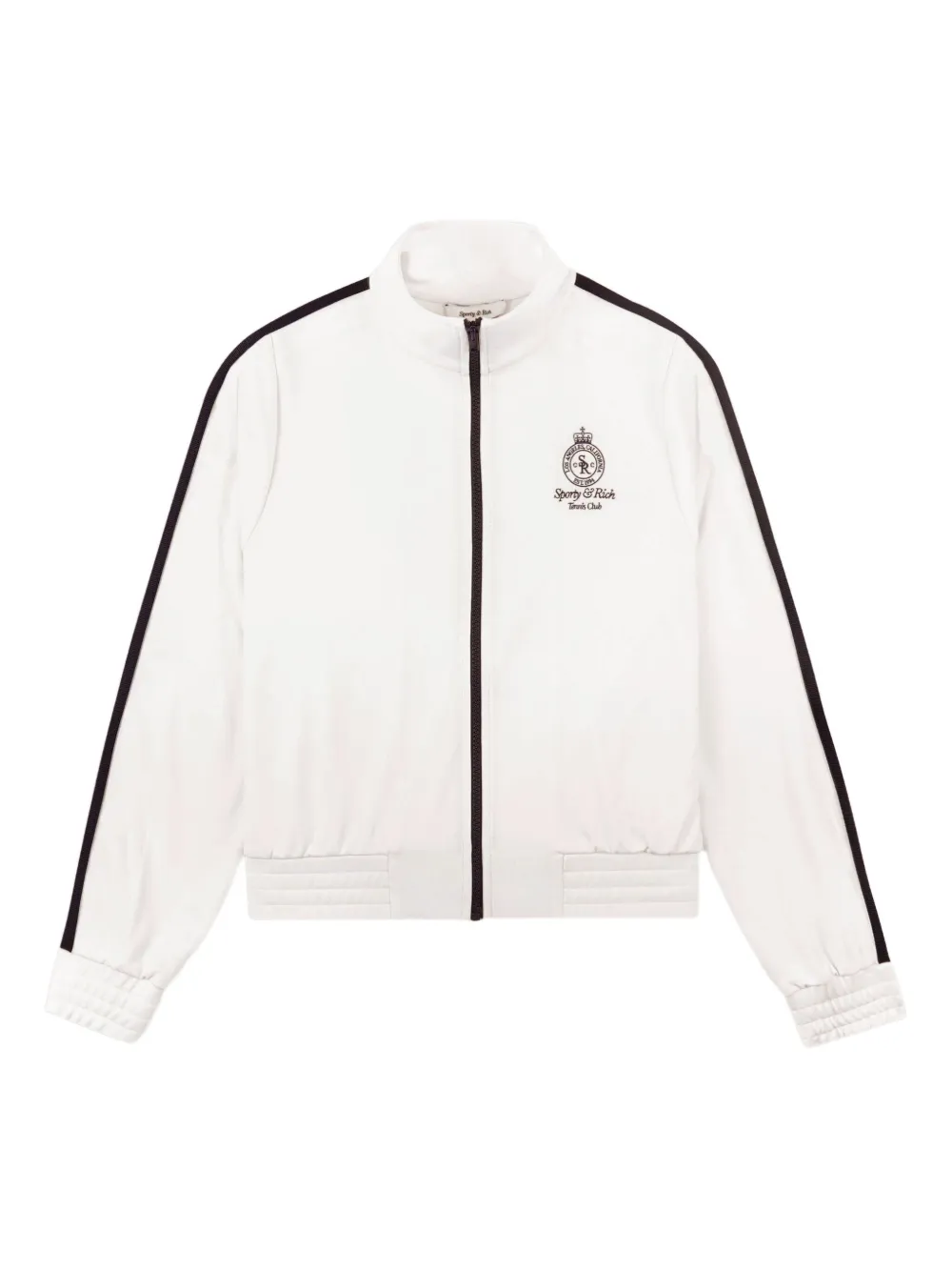 Толстовка на молнии с полосками Sporty & Rich, белый
Толстовка на молнии с полосками Sporty & Rich, белый