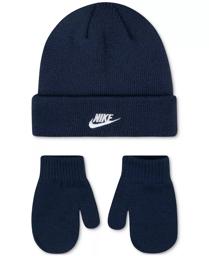 Детская шапка и варежки Nan Futura для мальчиков и девочек 2T-5T Nike, синий
Детская шапка и варежки Nan Futura для мальчиков и девочек 2T-5T Nike, синий