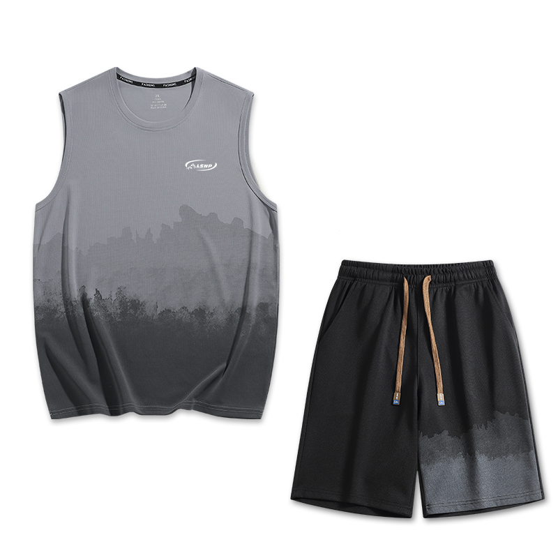 Повседневная спортивная одежда Unisex LISENPOK, clothing sets (серый tank top+черный shorts)
Повседневная спортивная одежда Unisex LISENPOK, clothing sets (серый tank top+черный shorts)