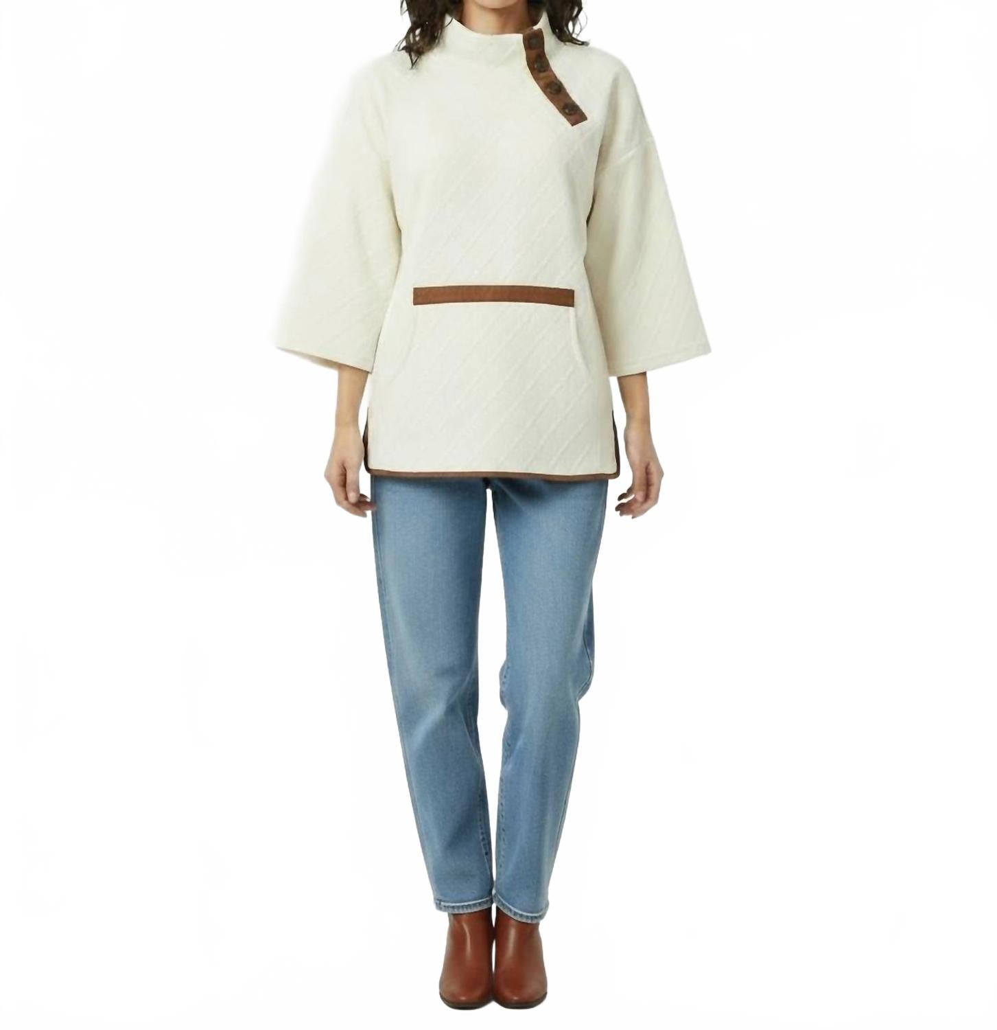 Свитер с карманом-кенгуру бежевого цвета Thml, бежевый
Свитер с карманом-кенгуру бежевого цвета Thml, бежевый