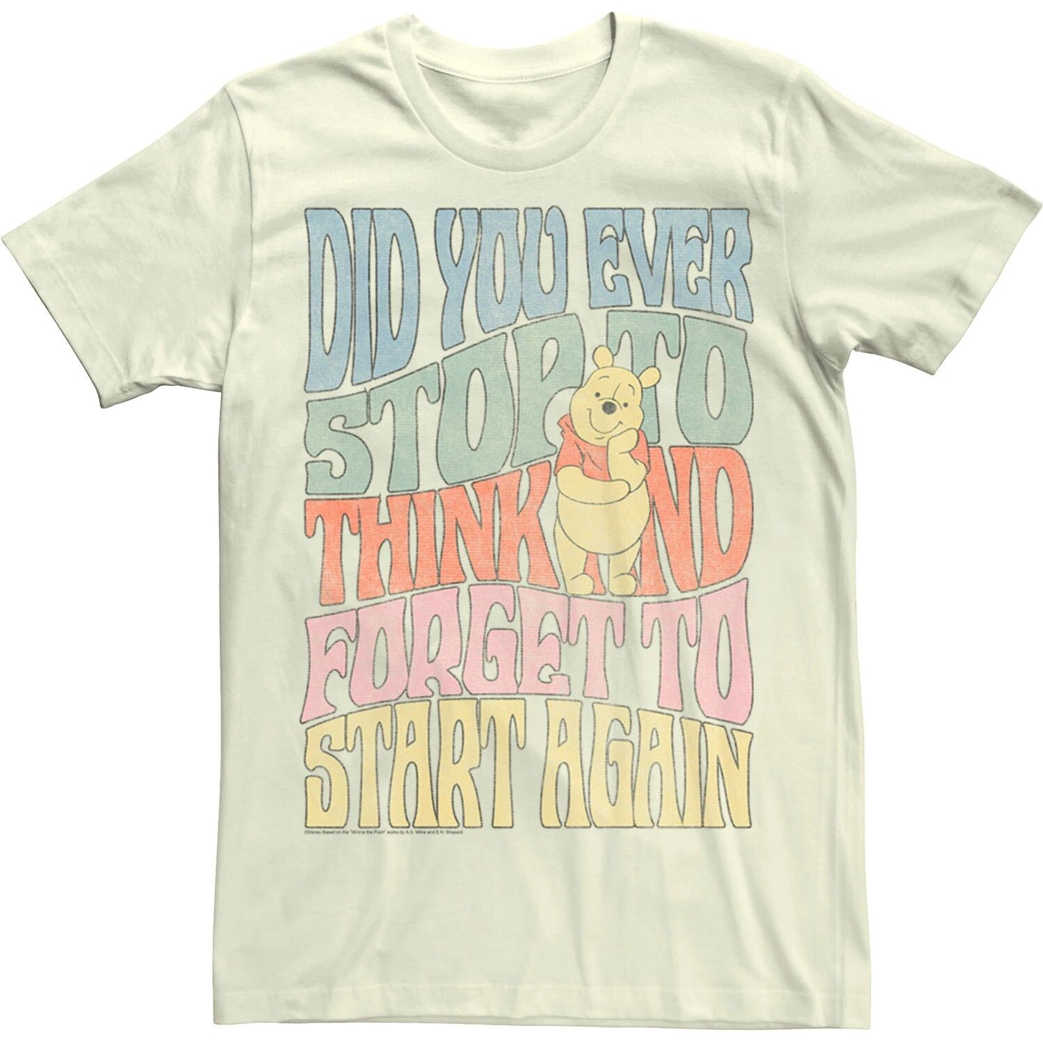 Мужская футболка Disney Winnie The Pooh «Вы когда-нибудь задумывались» Licensed Character
Мужская футболка Disney Winnie The Pooh «Вы когда-нибудь задумывались» Licensed Character