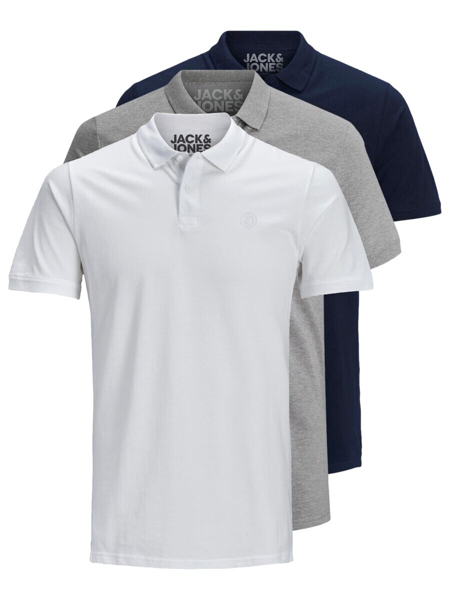 Футболка JACK & JONES JJBasic, цвет Navy/Grey/White
Футболка JACK & JONES JJBasic, цвет Navy/Grey/White