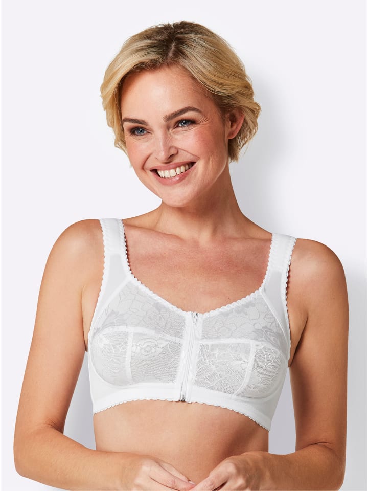 Бюстгальтер с застежкой спереди без косточек, белый цвет WITT WEIDEN
Бюстгальтер с застежкой спереди без косточек, белый цвет WITT WEIDEN