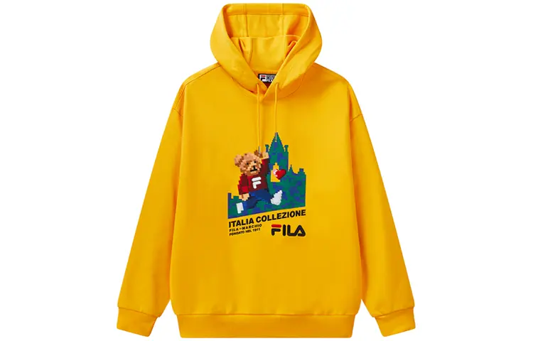 Толстовка мужская желтая Fila, желтый
Толстовка мужская желтая Fila, желтый