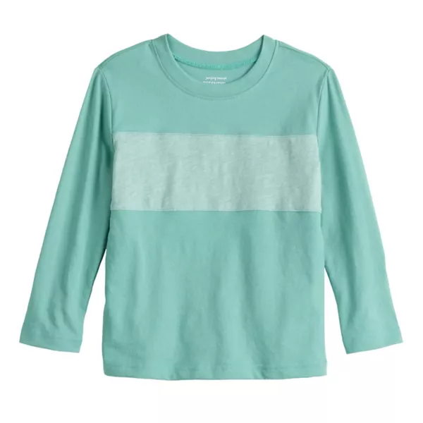 Детская футболка с длинным рукавом для мальчиков Essential Blocked Jumping Beans, цвет green blue
Детская футболка с длинным рукавом для мальчиков Essential Blocked Jumping Beans, цвет green blue