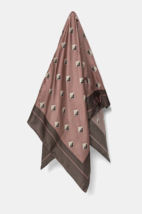 Шелковый шарф Mm, коричневый
Шелковый шарф Mm, коричневый