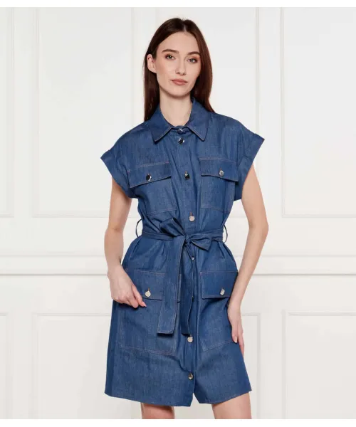 Джинсовое платье с поясом Liu Jo, синий
Джинсовое платье с поясом Liu Jo, синий