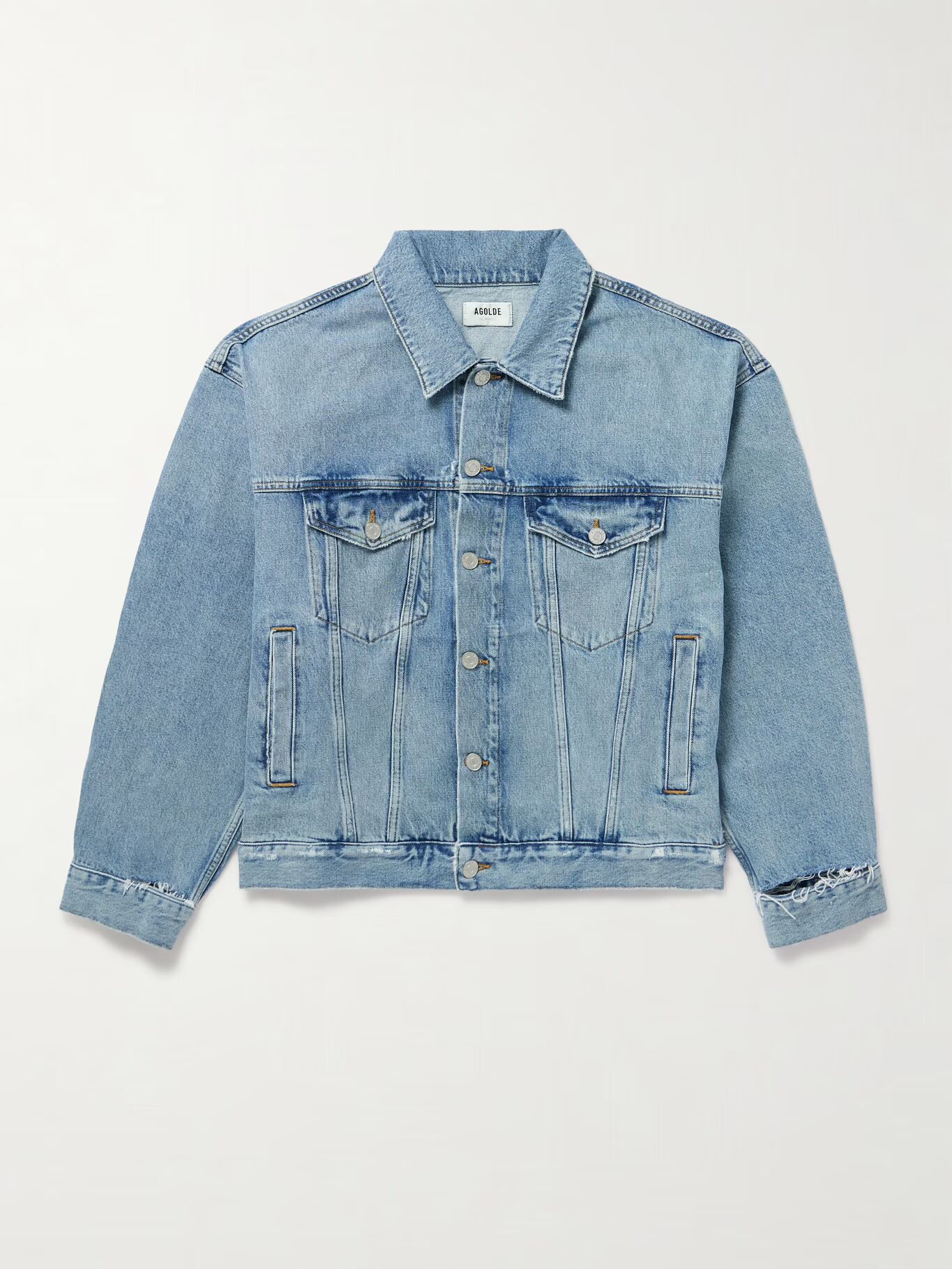 Куртка дальнобойщика Stefano Denim AGOLDE, синий
Куртка дальнобойщика Stefano Denim AGOLDE, синий