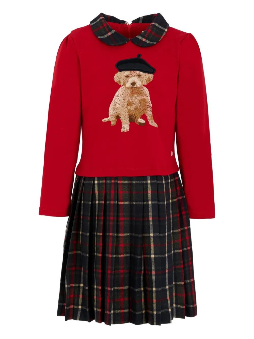 Платье с складками и мотивом собак Patachou, красный
Платье с складками и мотивом собак Patachou, красный