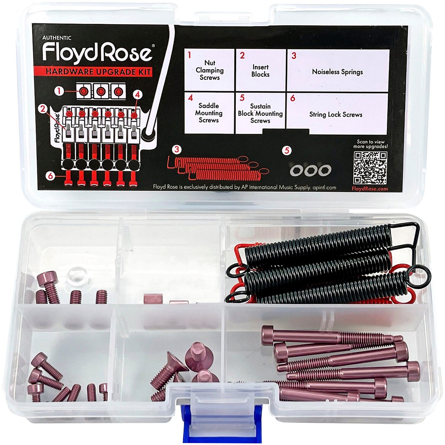 Комплект обновления оборудования Floyd Rose из нержавеющей стали, розовый
Комплект обновления оборудования Floyd Rose из нержавеющей стали, розовый