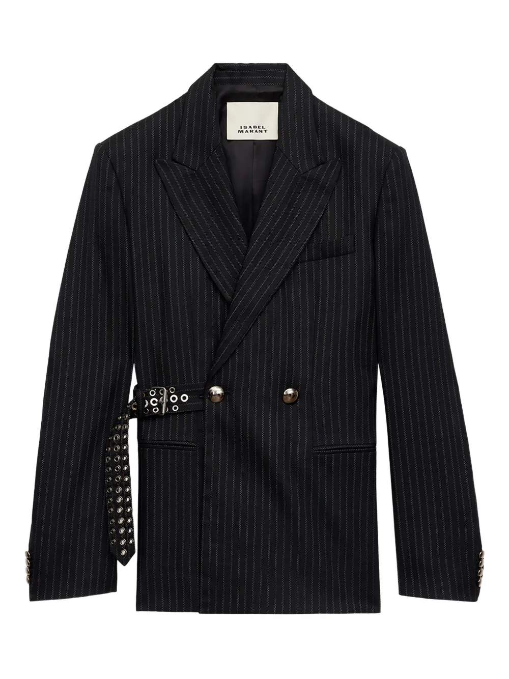 Полосатая куртка с поясом и заклепками ISABEL MARANT, черный
Полосатая куртка с поясом и заклепками ISABEL MARANT, черный
