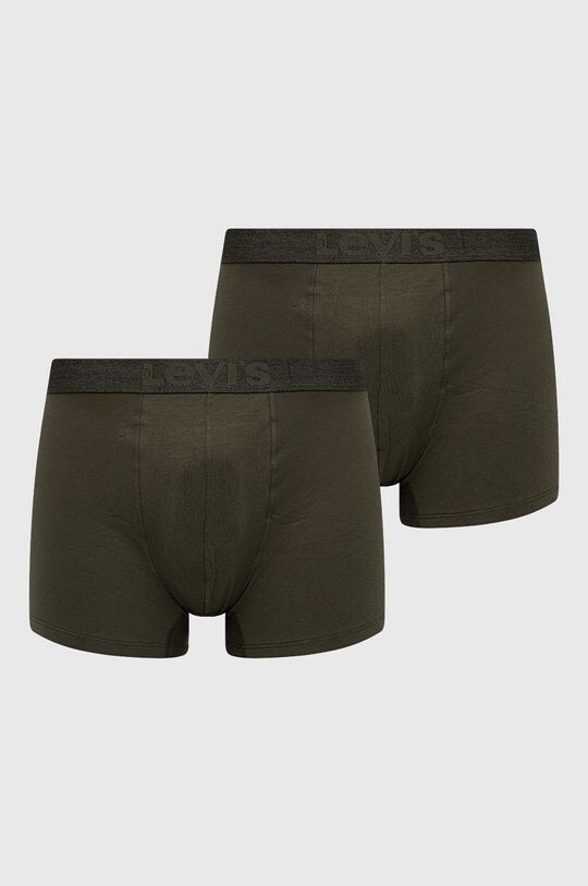 Боксеры (2 пары) Levi's, зеленый
Боксеры (2 пары) Levi's, зеленый