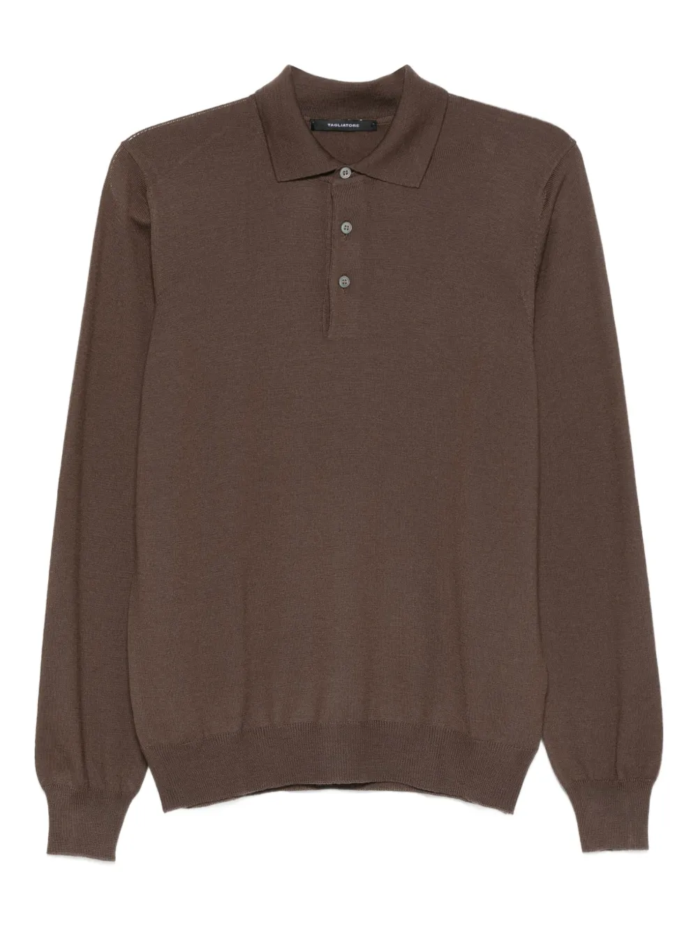 Рубашка поло с длинными рукавами Tagliatore, коричневый
Рубашка поло с длинными рукавами Tagliatore, коричневый