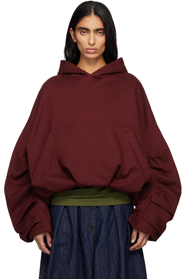 Dries Van Noten Красная толстовка с драпировкой
Dries Van Noten Красная толстовка с драпировкой
