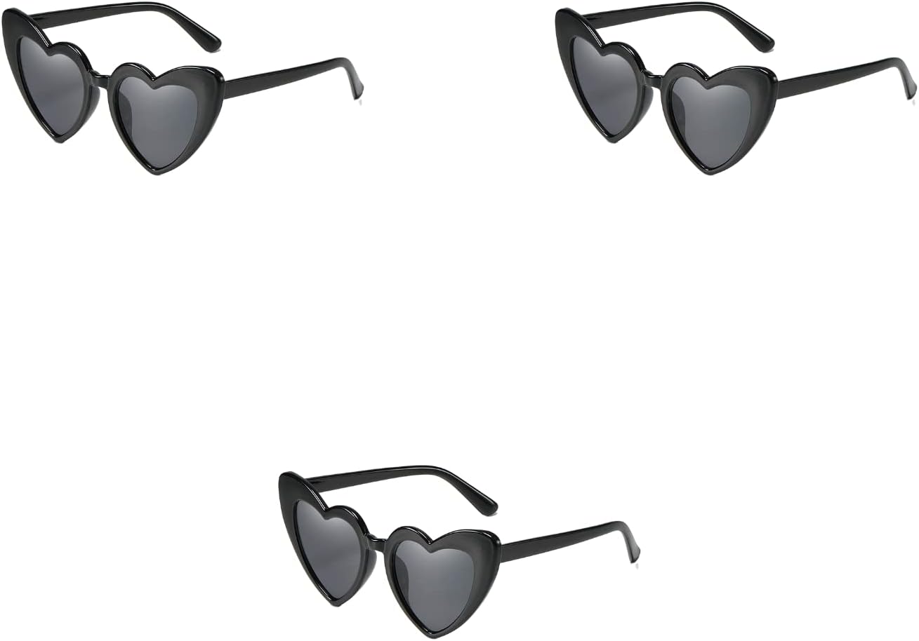 Солнцезащитные очки в форме сердца для женщин, разноцветные очки в форме сердца для детей/девочек/подростков/вечеринок/хип-хопа ooibnn, Black-3pairs (Expensive in Shipping)
Солнцезащитные очки в форме сердца для женщин, разноцветные очки в форме сердца для детей/девочек/подростков/вечеринок/хип-хопа ooibnn, Black-3pairs (Expensive in Shipping)
