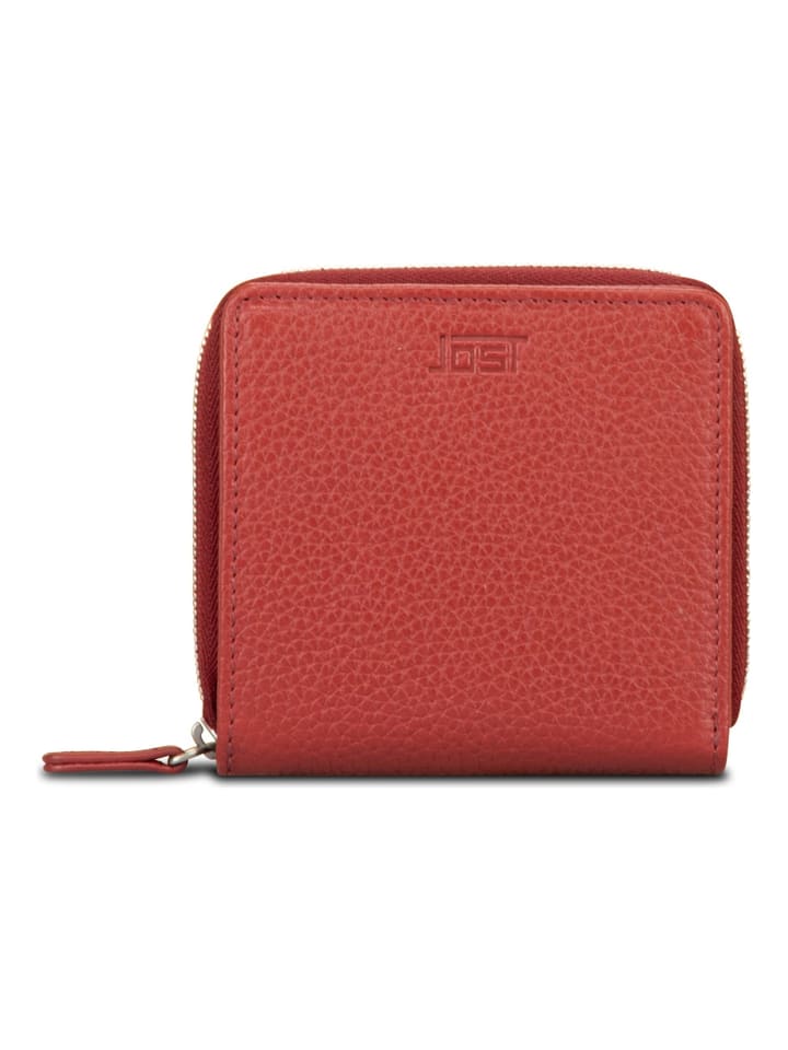 Jost Кожаный кошелек Vika с защитой от RFID, 10 см, красный
Jost Кожаный кошелек Vika с защитой от RFID, 10 см, красный