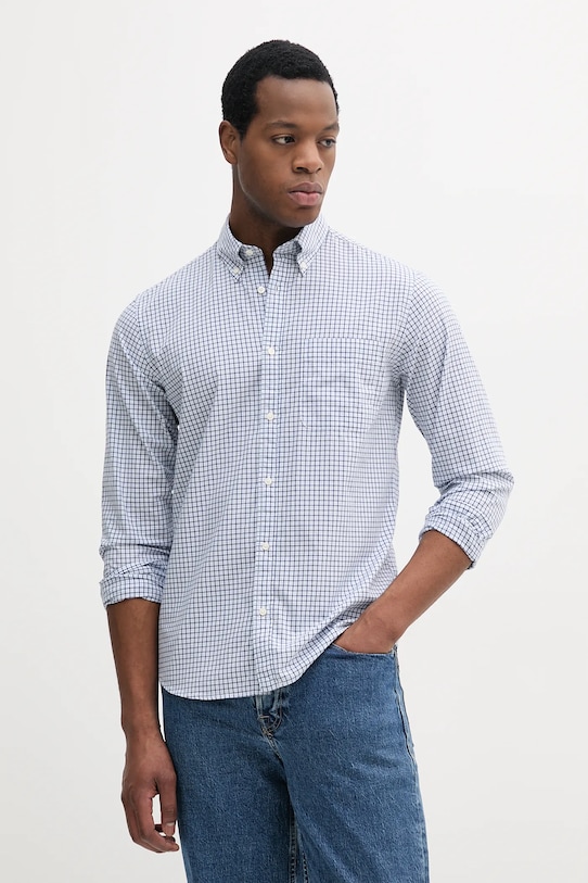 Хлопковая рубашка United Colors Of Benetton, синий
Хлопковая рубашка United Colors Of Benetton, синий