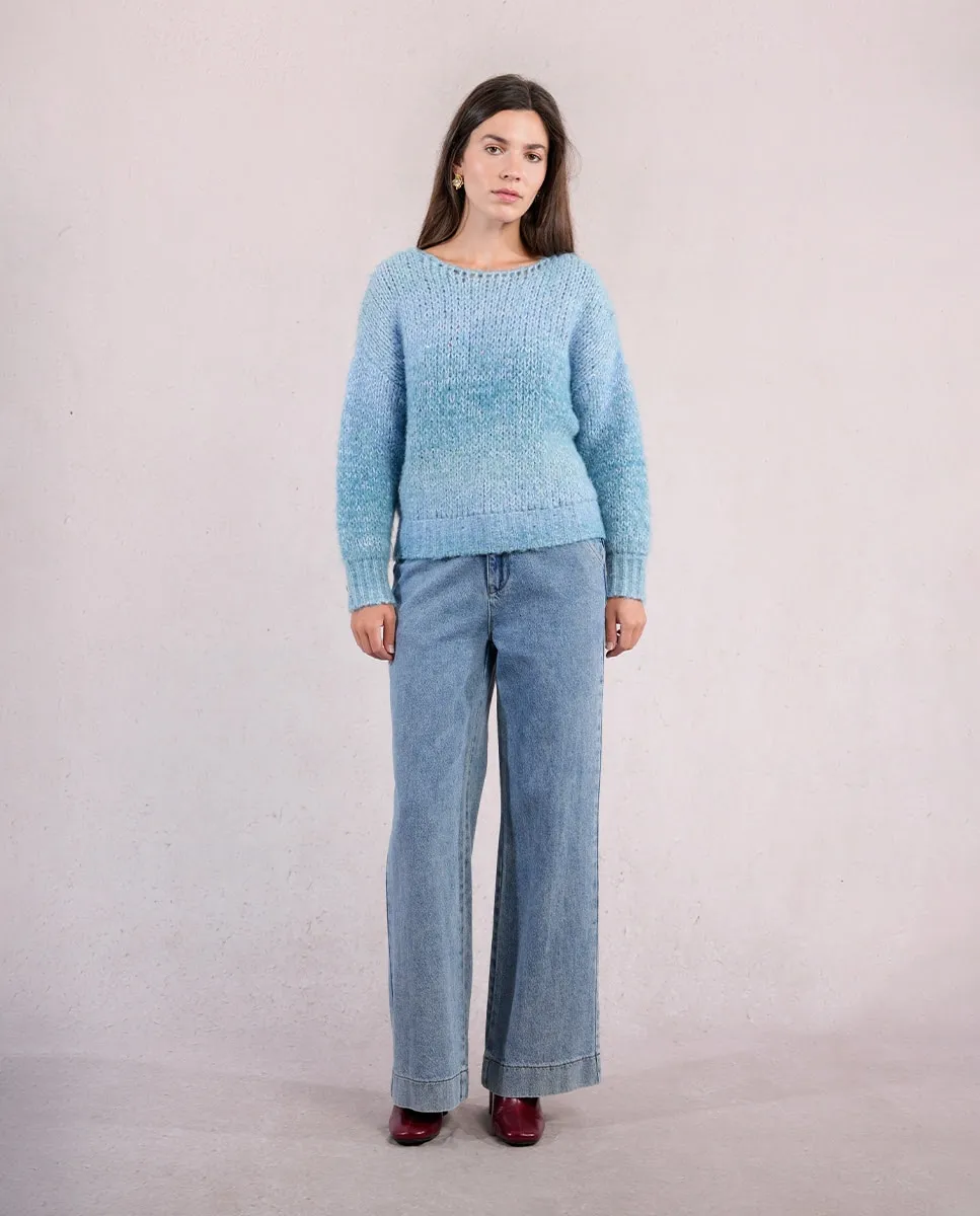 Женский свитер с длинным рукавом с узором тай-дай Molly Bracken, синий
Женский свитер с длинным рукавом с узором тай-дай Molly Bracken, синий