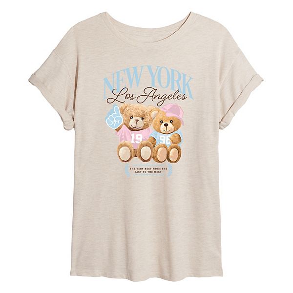 Футболка Juniors' Teddy Bears New York & Los Angeles oversized Licensed Character
Футболка Juniors' Teddy Bears New York & Los Angeles oversized Licensed Character