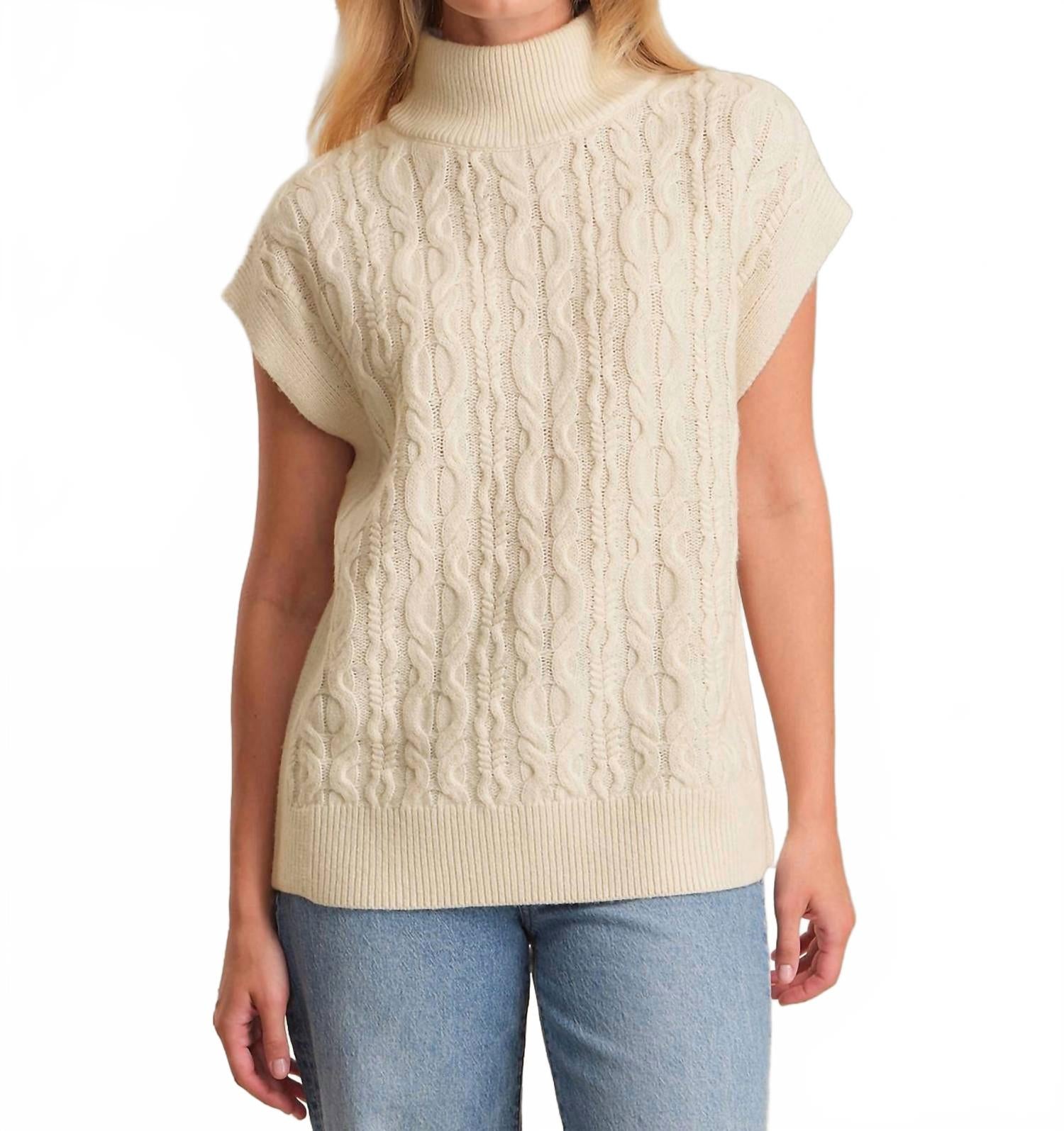 525 America Жилет Rae из шерсти и кашемира с косами, цвет «Морская соль»
525 America Жилет Rae из шерсти и кашемира с косами, цвет «Морская соль»