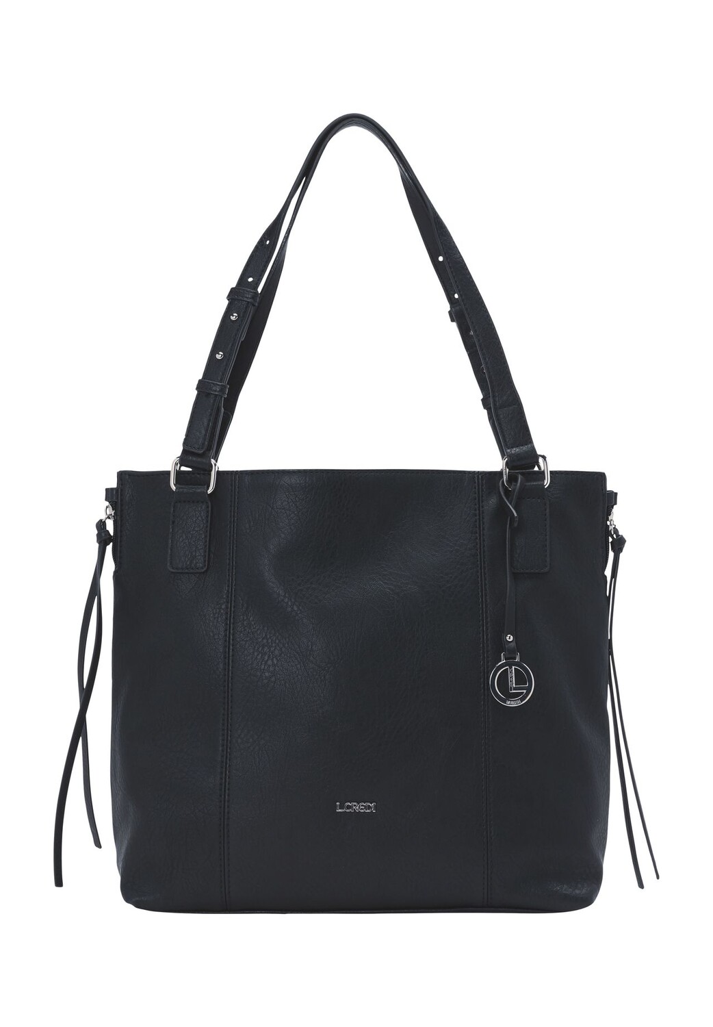 Шопер, имитация кожи, кулон, для женщин L.CREDI, черный
Шопер, имитация кожи, кулон, для женщин L.CREDI, черный