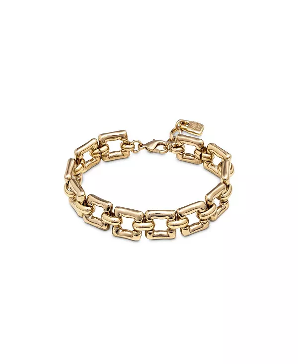 Браслет с маленькими квадратными звеньями Unode50, gold
Браслет с маленькими квадратными звеньями Unode50, gold