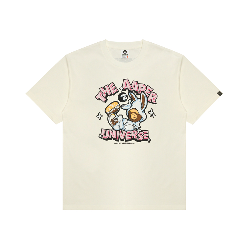 Футболка *A Bathing APE с принтом Cartoon Aape, Ivx
Футболка *A Bathing APE с принтом Cartoon Aape, Ivx