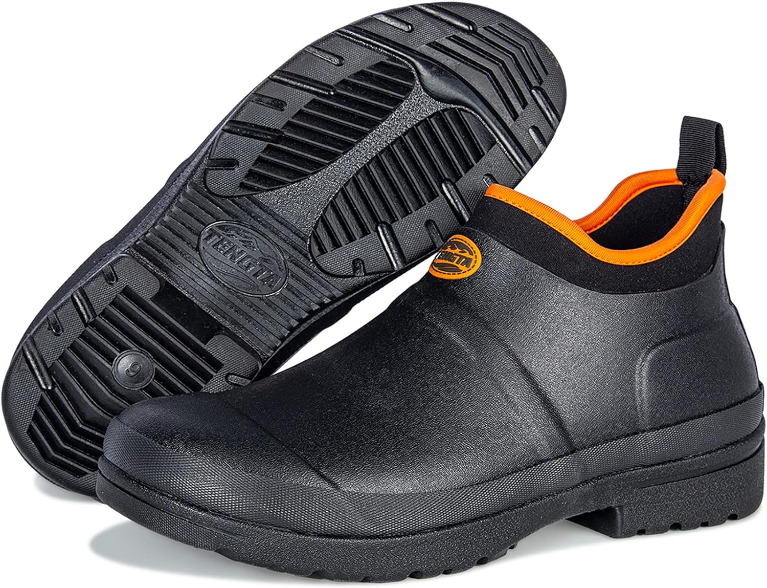 Мужские садовые дождевые ботинки TENGTA до щиколотки, обувь для работы в грязи, водонепроницаемые тяжелые резиновые ботинки, оранжевый
Мужские садовые дождевые ботинки TENGTA до щиколотки, обувь для работы в грязи, водонепроницаемые тяжелые резиновые ботинки, оранжевый