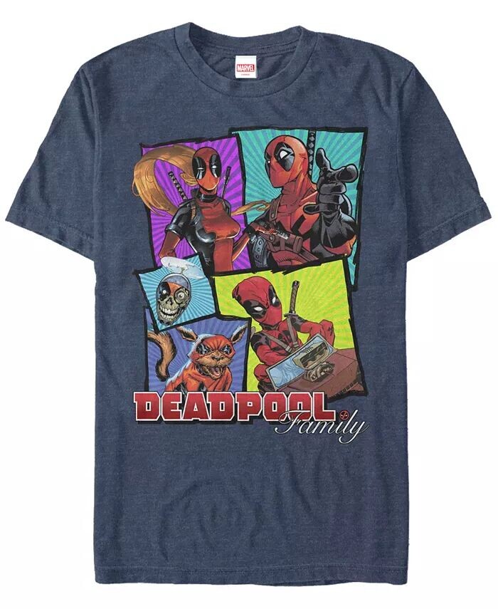 Мужская футболка с коротким рукавом Deadpool Fam Bam Fifth Sun, синий
Мужская футболка с коротким рукавом Deadpool Fam Bam Fifth Sun, синий